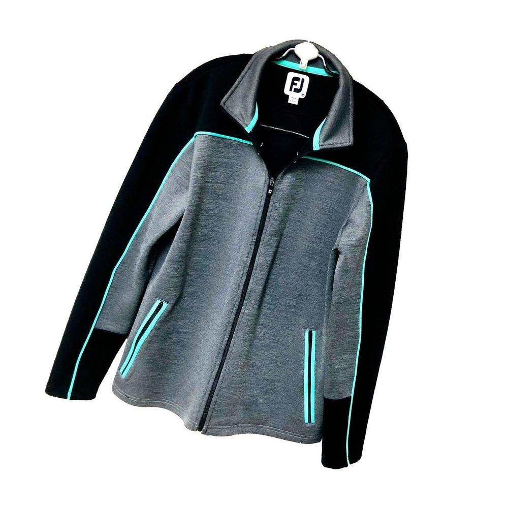 FootJoy FJ Zip Golf Jacket Mid Layer Tennis Pickleball Activewear Womens M